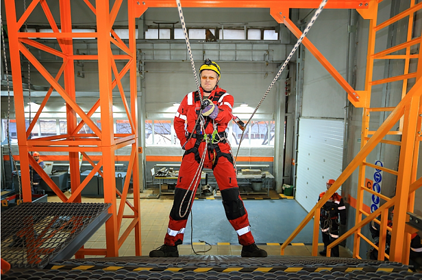 г.Нижний Тагил. Центр подготовки персонала Евраз-Урал"  установил учебный комплекс "АЛЬПИНИСТ" -03 